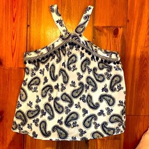 Skies Are Blue PomPom top